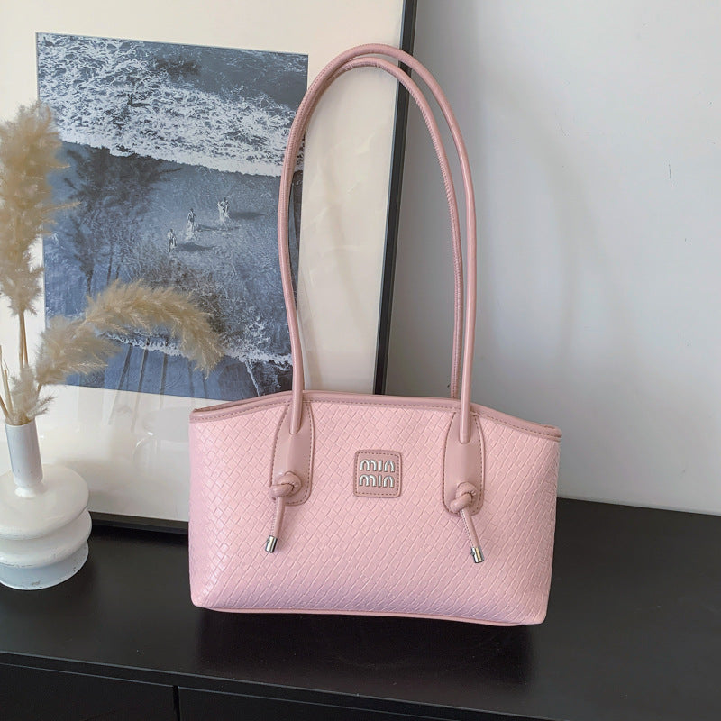 Bag women's Korean version of high-end underarm bag 2025 summer new niche tote bag simple casual fashion shoulder bag