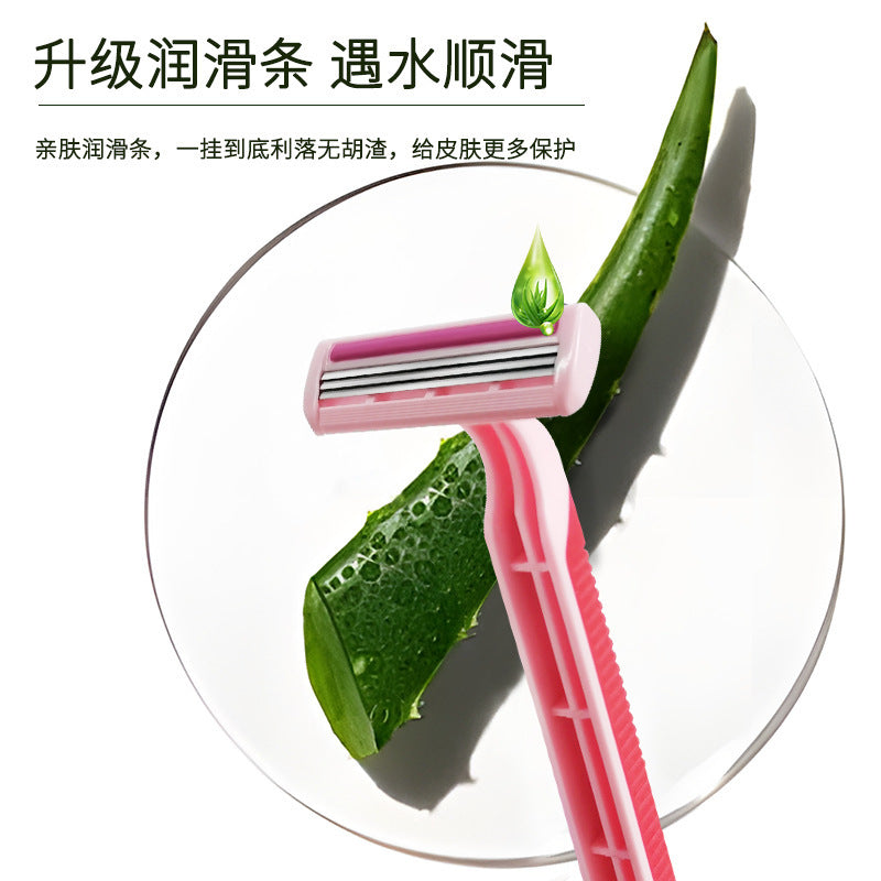 Shurmei disposable razor manual hotel room supplies with lubricating strip shaving knife manufacturer in stock wholesale
