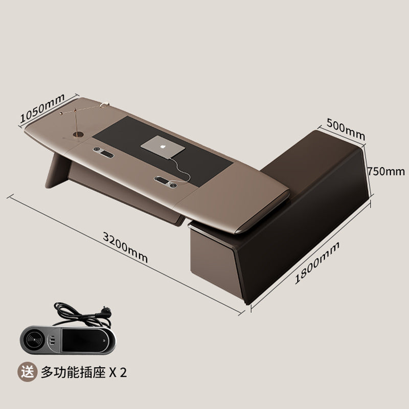 Painted office manager desk and chair combination accessible luxuryclassy executive desk president table casual modern manager table