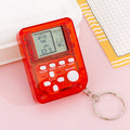 tetris game console keychain - electronic game console bag charm - toy gift - educational puzzle