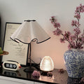 Led table lamp ins style modern simple table lamp bedside lamp petal umbrella table lamp bedroom atmosphere lamp b&b table lamp