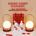 Dowry newlywed everlasting lamp wedding pair classy wedding room arrangement red table lamp bedside lamp wedding gift for the newlyweds