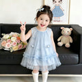 Lightweight gauze dress - summer outfit for girls: fresh & sweet baby vest dress, mori girl style, ethereal summer dress