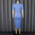 fashion 3d floral short sleeve dress - european & american style high waist bodycon party gown dress