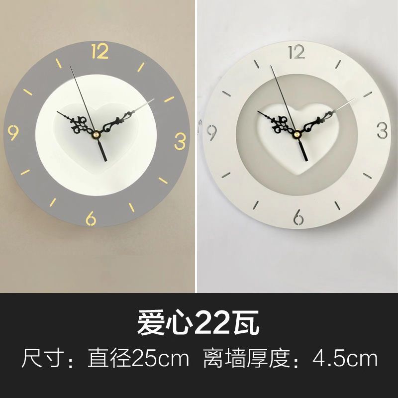 Scandinaviancasualfashion creative led wall clock wall lamp living room study bedroom lamp living room lamp decorative lighting fixtures