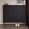 Cream style ultra-thin tipping shoe cabinet for home door small narrow entrance multi-layer entrance cabinet new arrival 2025 popular shoe rack