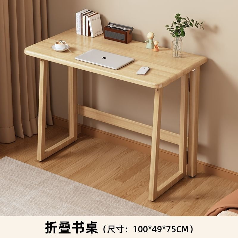 Installation-free foldable desk foldable writing desk small dining table student for home living room bedroom foldable table