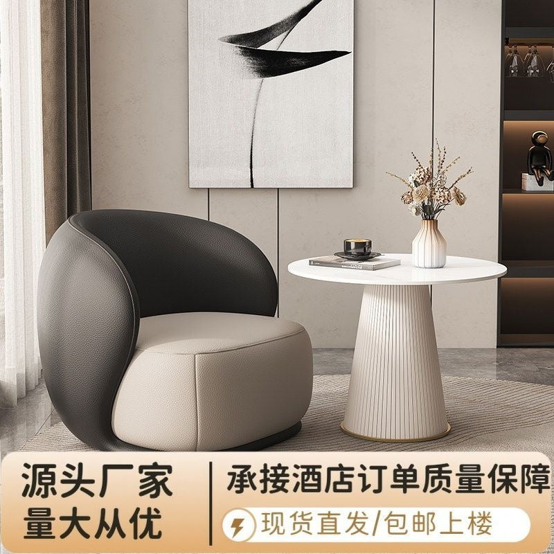 Nordic negotiation table and chair combination hotel sales office shopping mall reception lounge casualfor home balcony small sofa coffee table