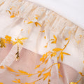 Girls' dress for toddlers and young children, lace trim patchwork dress