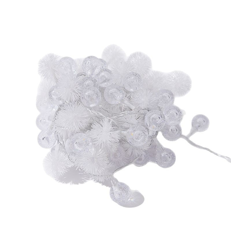 Outdoor camping led ball light string Outdoor battery box decoration star light Room atmosphere bubble ball light string