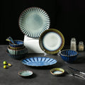 Japanese style ceramic bowls, plates, household high-looking rice bowls, soup bowls, dish sets, ins kiln turned into retro