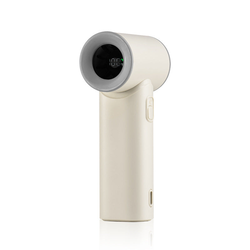 three-in-one handheld turbine high-speed small fan charging new ice-sensing electric fan portable bladeless wind span