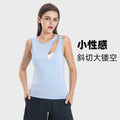Summer new fashion sexy lightweight yoga top moisture-wicking outdoor tennis sports tank top women's dss060