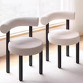 Italian normcore dining chair designer study stainless steel small fat chair fabric restaurant bar chair backrest classyaccessible luxury
