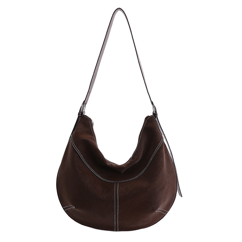 casual large capacity bag women's 2026 spring new trendy ladies' underarm bag versatile large capacity crossbody bag