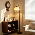 New bedside floor lamp, living room sofa side atmosphere all-in-one fishing lamp, medieval style bedroom bedside lamp