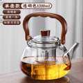 Glass teapot, tea water separation kettle, teapot, flower teapot, stove tea maker, tea set suit, heat-resistant glass
