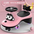 Kids' twist and go ride-on car - ages 1-3, suitable for boys and girls, adult accommodated, silent wheels, anti-tip design, wobble ride-on toy car