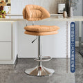 Bar stool, bar chair, front desk cashier swivel chair, adjustable height high stool, home beauty salon barber backrest swivel chair
