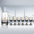 100 penguin kettles + 6 cups with wuliangye logo