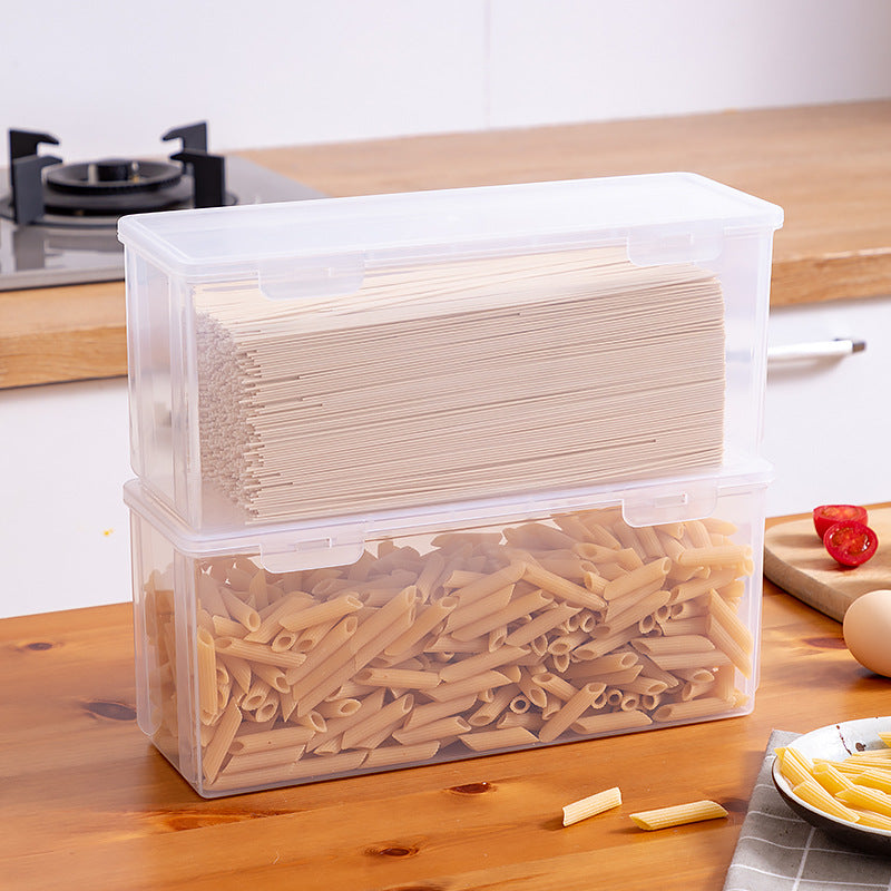 Kitchen Grains Storage Box Sealed Food Grade Noodles Pasta Noodles Storage Box Fresh Food Noodles Box