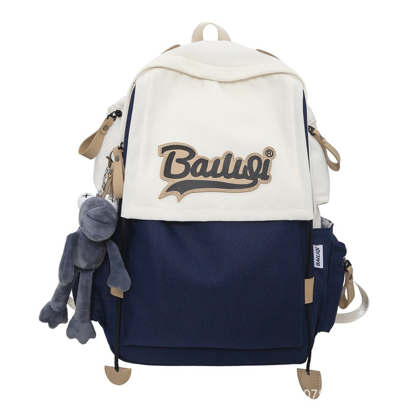 Women's backpack 2024 new casual college student backpack high school junior high school student men's schoolbag large capacity travel bag
