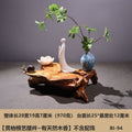 Weathered dead wood ornaments 2 thuja root carving bonsai bottom base tea ceremony tea room tea table dry tea table