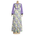 African women's clothing  european and american foreign trade plus size  socialite style high waist printed letter dress