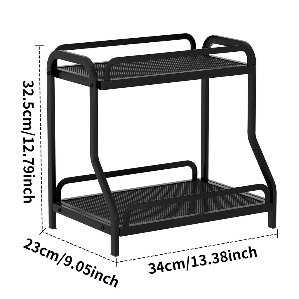 Cross-border kitchen seasoning rack seasoning spice jar storage box multi-functional countertop oil salt sauce vinegar storage rack