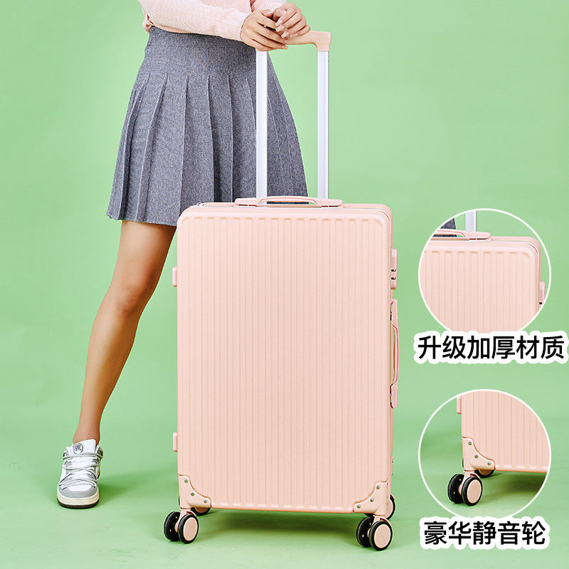 Luggage ins Internet celebrity trolley suitcase 20 inch personality 28 men and women universal wheel 22 password trolley case