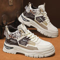 Boots men's spring 2025new arrival high-top sneakers breathable casualeasiest for matchmentrendy flat thick-soled trendy shoes