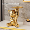 Entryway console table key holder tray - violent bear design, luxury & high-end home decor accent