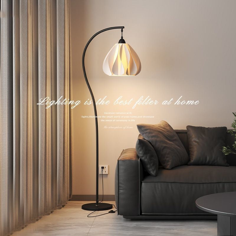 Design italian normcore fishing lamp floor lamp living room classy sense accessible luxury sofa artistic atmosphere bedroom reading