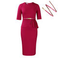 D521  foreign trade women's clothing  summer new fashion solid color ol bodycon african european and american dress