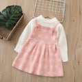 Girls' knitted sweater dress with sweet bow detail - new autumn/winter  collection