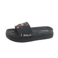 Summer high heel platform slippers women's outdoor new cute cartoon bear height increasing non-slip sandals women's fashion shoes