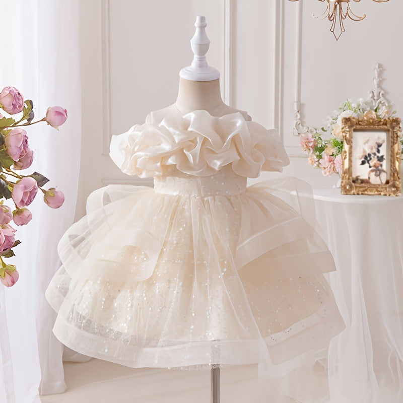 Children's formal dresses princess gowns - new cross-border collection - high-end girls' dresses - little girl's piano recital & children's day performance outfits
