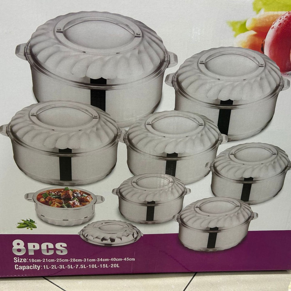 stainless steel foreign trade insulation box soup pot 4pcs 7 pcs 8pcs piece set