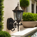 European style outdoor waterproof wall lamp retro courtyard light corridor staircase creative wall sconce garden balcony fence wall light
