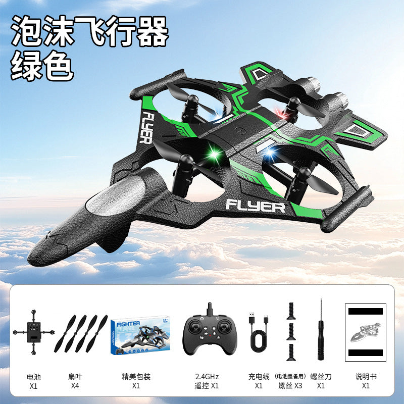 New l31 remote control foam airplane tumbling stunt quadcopter fixed height hovering drone kids toy