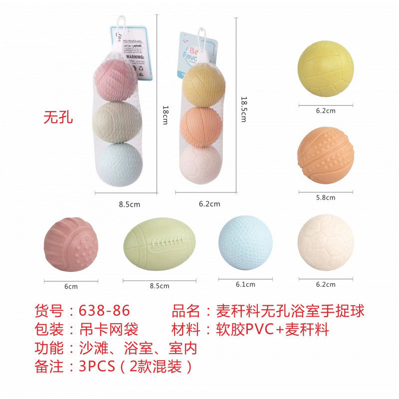 Cross-border export straw glue stacking music water spray marine animal assembly building block children's perception bath bathroom toys