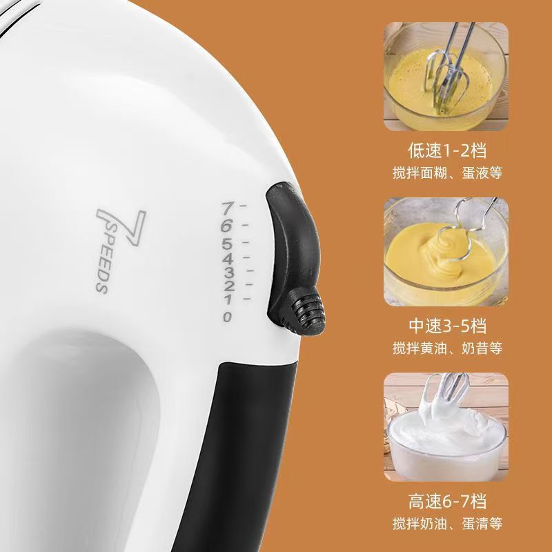 Handheld automatic egg beater - electric cake mixer for home baking - small cream whisk - blender - cross-border e-commerce