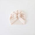 Bow baby hat (coffee color)