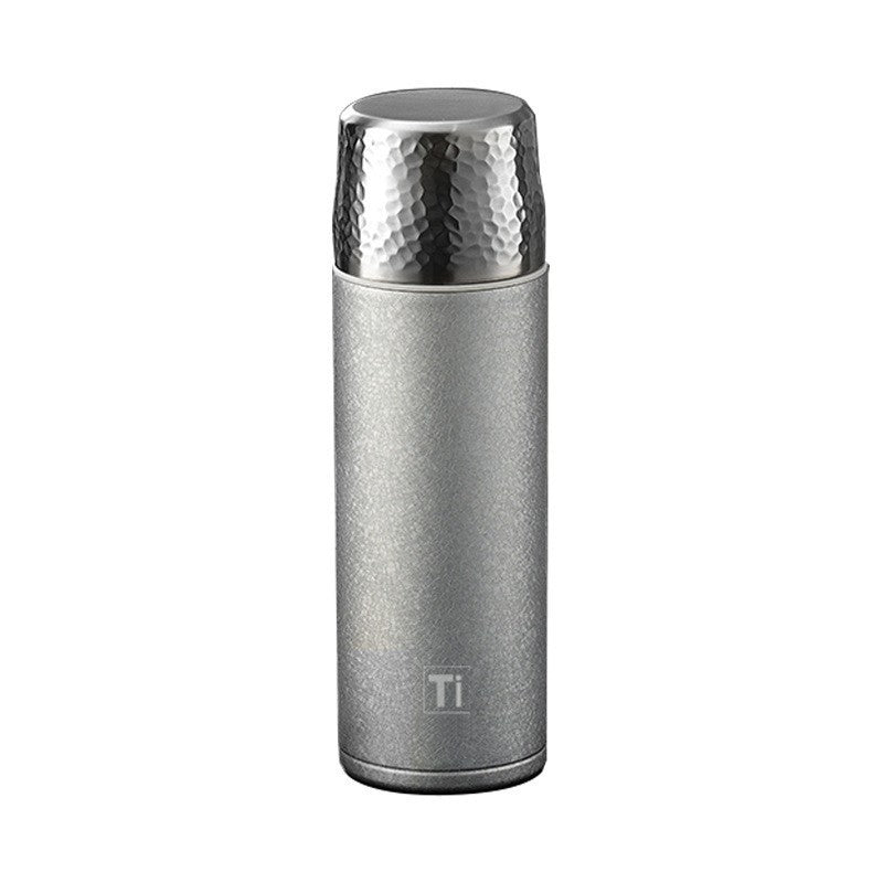 High-style titanium cup, pure titanium insulated tumbler, gift box set, premium business gift set, tea brewing cup, wholesale