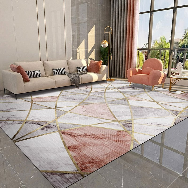 Carpet living room scandinavianins style simple modern bedroom room sofa coffee table floor mat large area full floor for home