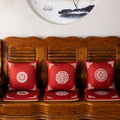 New chinoiserie guochao cushion pillow tea table cushion living room sofa taishi chair armchair backrest for home cushion cushion