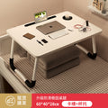 Foldable bedside table laptop desk - perfect for students, dorms, and home use