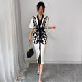 shein cross-border  independent station fashion export printing dress