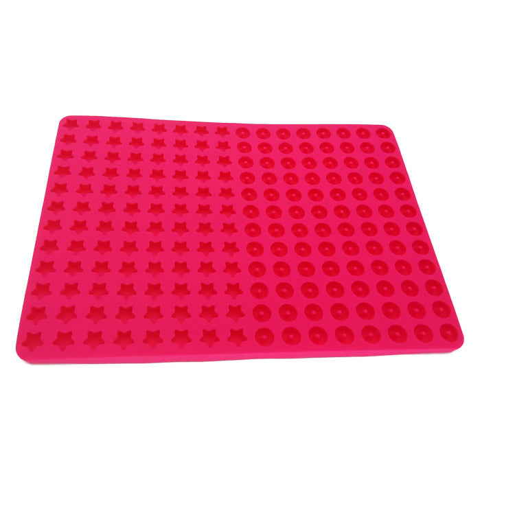 Cross-border pentagram donut chocolate mold, silicone cake mold DIY cookie candy baking tool