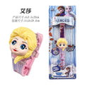 Kids' elsa kt cat musical light-up watch - elementary school cartoon flip electronic watch - kindergarten gift